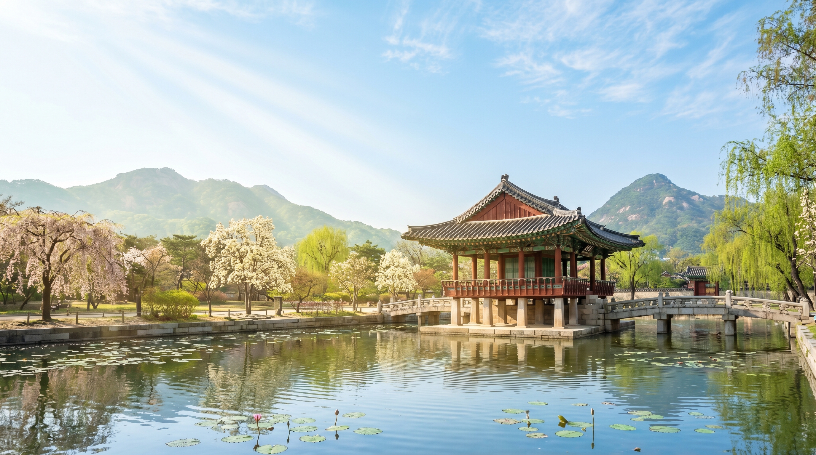 Korean Spring Landscape 1