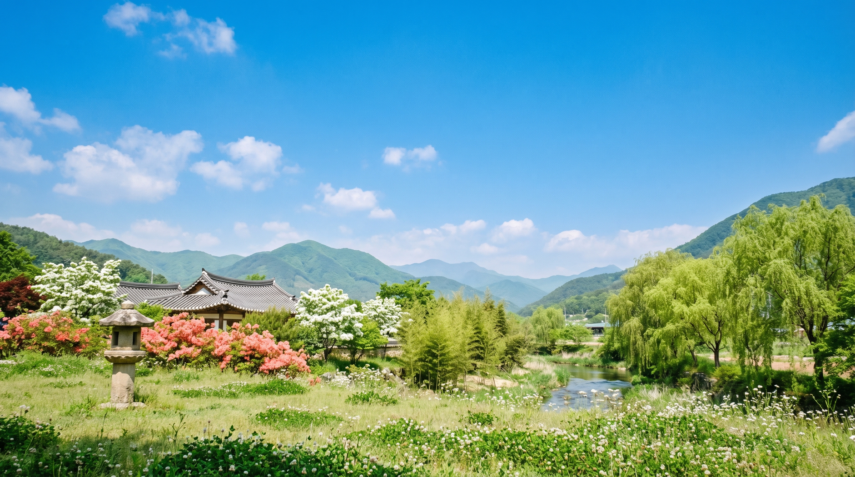 Korean Spring Landscape 2
