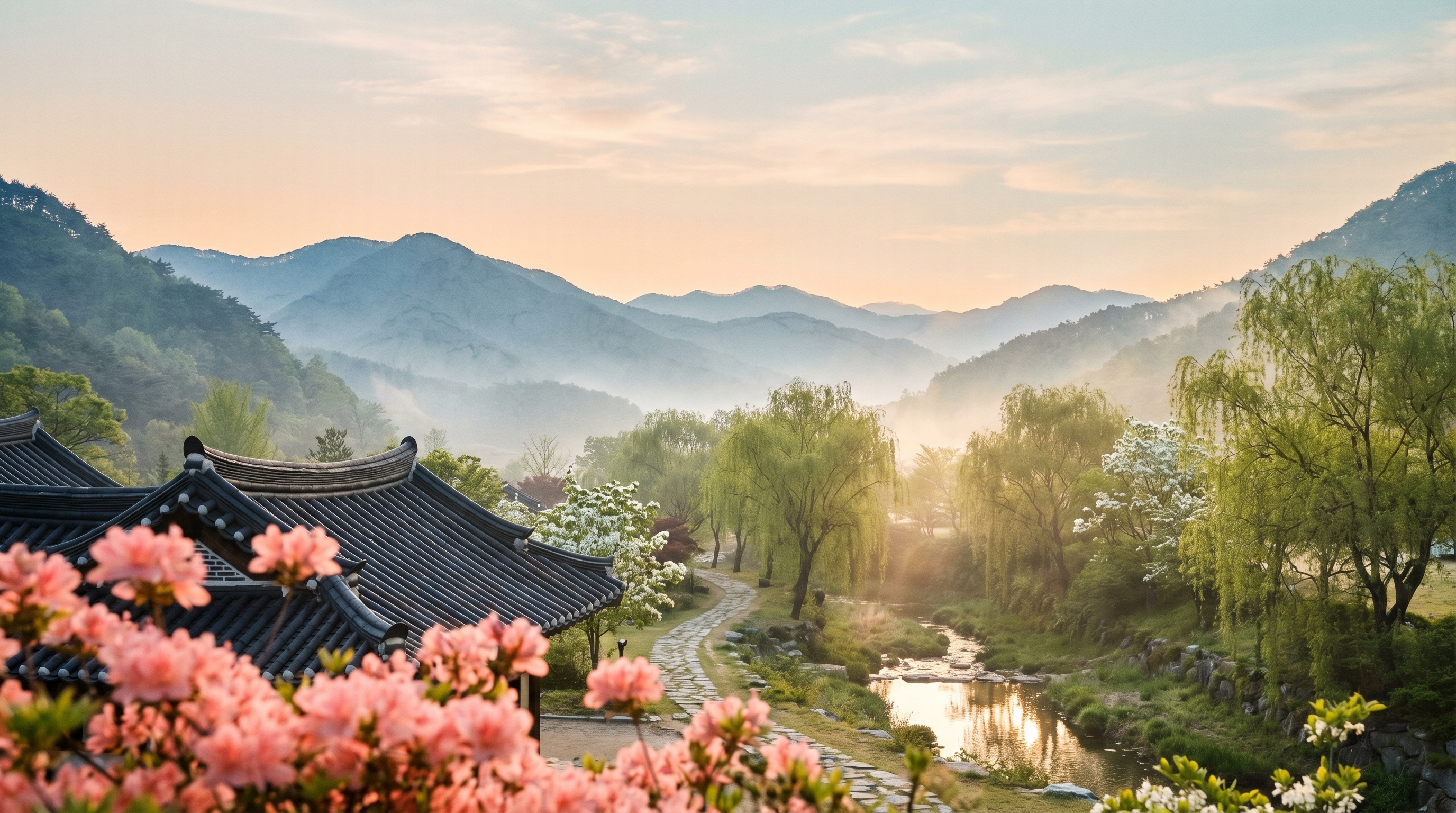 Korean Spring Landscape 3